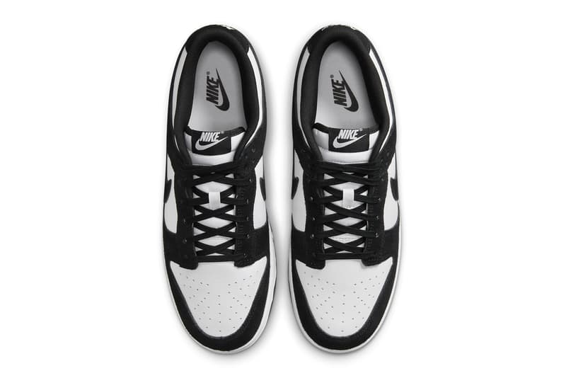 ナイキ ダンクローの人気カラーパンダにスエード仕上げの新作が登場 Nike Dunk Low Suede Panda FQ8249-100 Release Info date store list buying guide photos price