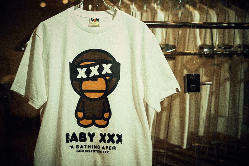 ベイプ xゴッド セレクション XXX による最新コラボコレクションが発売 BAPE®︎ x GOD SELECTION XXX collection spring 2024 release info