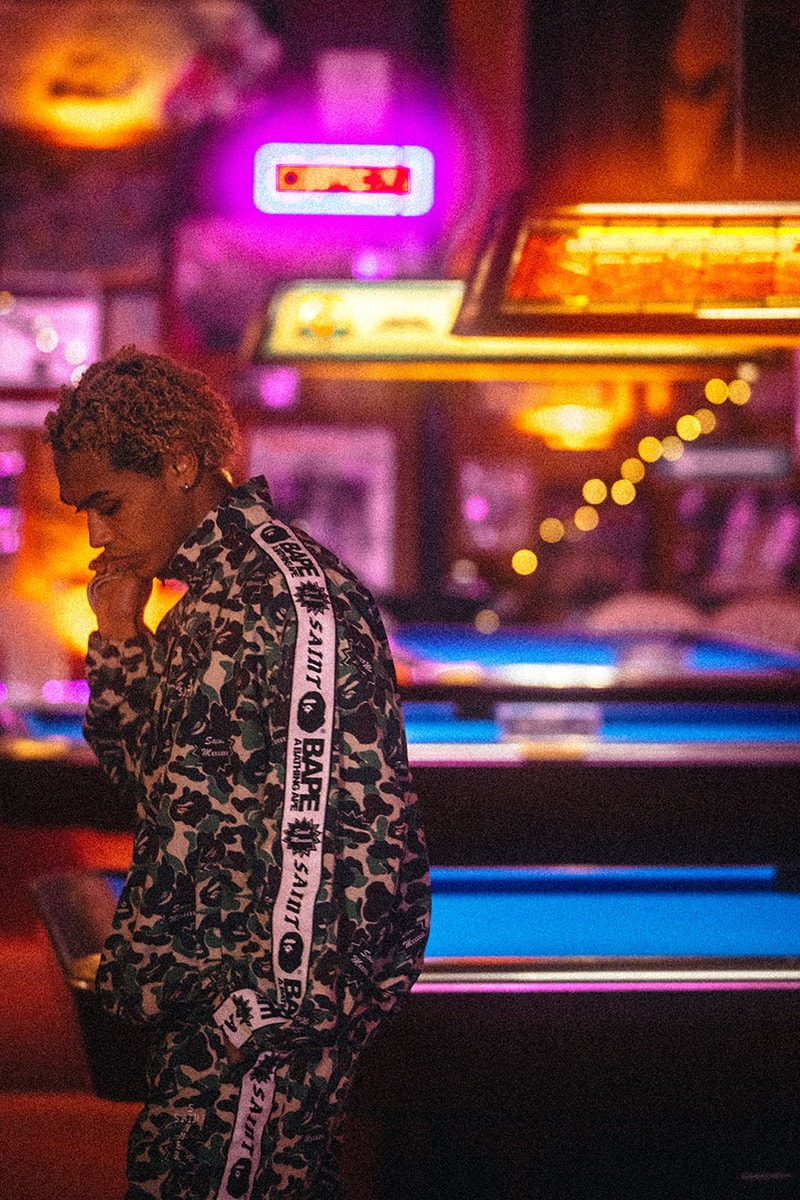ア・ベイシング・エイプxセント マイケルより最新のコラボアイテムが発売 a bathing ape saint mxxxxxx collabo collection release info