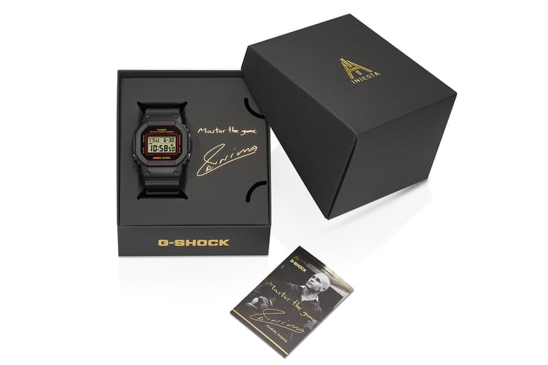 Gショックがアンドレス・イニエスタのシグネチャーモデルを発売 g-shock Andrés Iniesta signature model release info