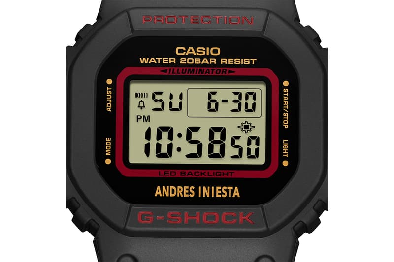 Gショックがアンドレス・イニエスタのシグネチャーモデルを発売 g-shock Andrés Iniesta signature model release info