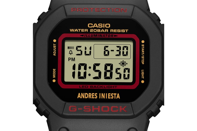 Gショックがアンドレス・イニエスタのシグネチャーモデルを発売 g-shock Andrés Iniesta signature model release info