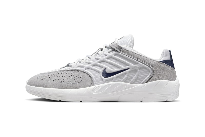ナイキSBの新型モデル バータブレイに“ジョージタウン”が登場 Nike SB Vertebrae Surfaces in a Minimal "Georgetown" Colorway FD4691-002 Release all white grey suede mesh