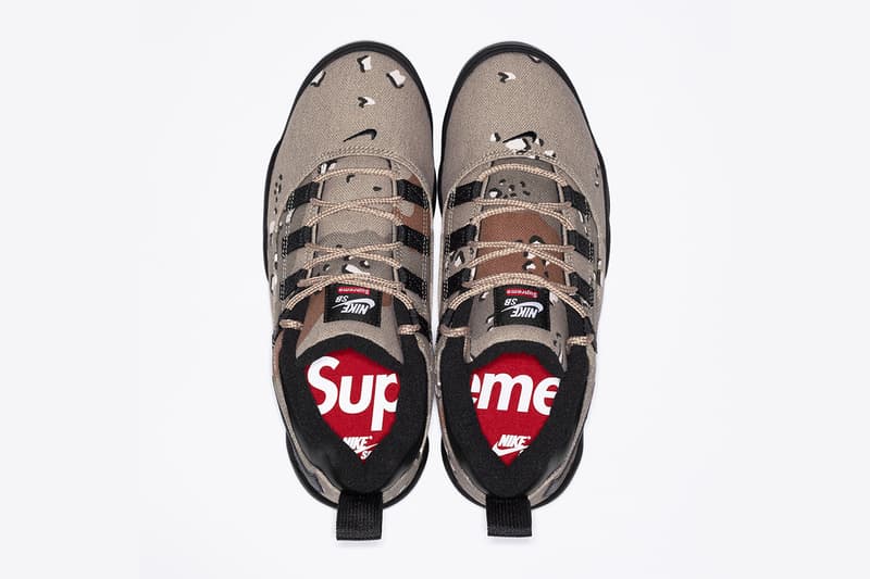 シュプリーム x ナイキ SB の最新コラボフットウェア ダーウィン ローが発売 Supreme Nike SB Darwin Low Spring 2024 release info