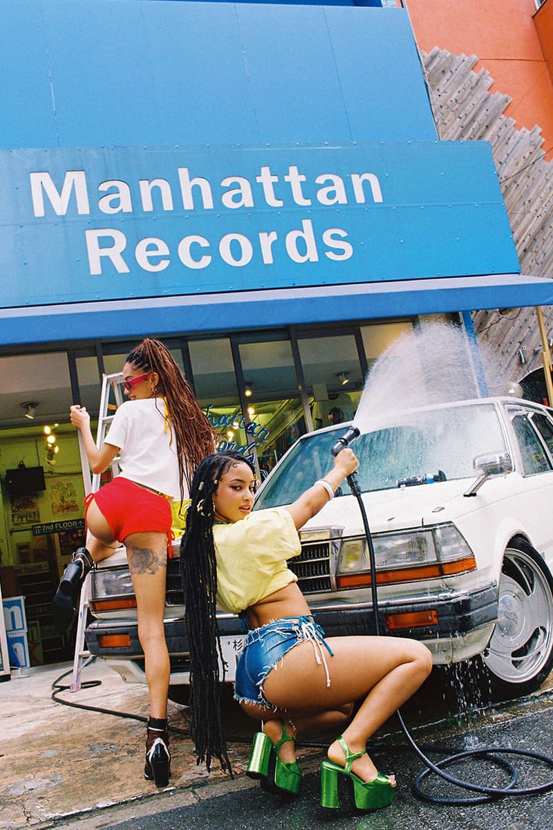 カーサービスとマンハッタンレコードがコラボレーションを発表 carservice manhattan records collabo item release info