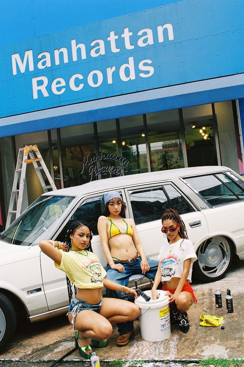 カーサービスとマンハッタンレコードがコラボレーションを発表 carservice manhattan records collabo item release info