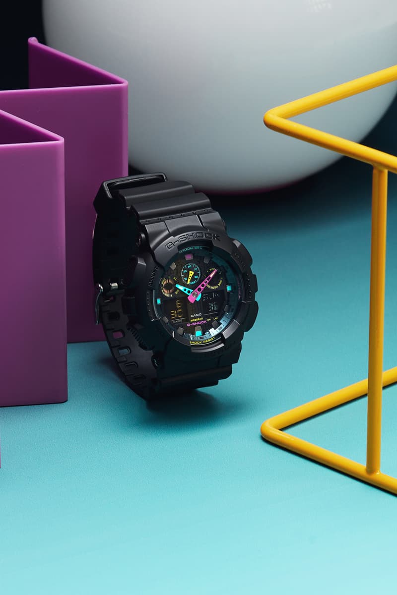 G-SHOCK からアナログとデジタルの機能が融合する3つの新モデルがリリース G-SHOCK Multi-Fluorescent Accents Collection Lookbook GA-B2100MF-1A GA-700MF-1A GA-100MF-1A GA-110MF-1A