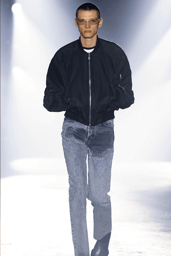 ジョーダンルカによる10万円超えの“お漏らし”風デニムが発売 JORDANLUCA Pee-Stained Jeans Release Information details date denim menswear womenswear unisex London uk