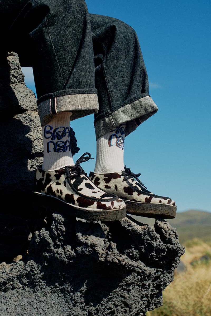 ブレインデッドがクラークスオリジナルスとのコラボレーションを発表 brain dead clarks originals collabration Desert Nomad release info