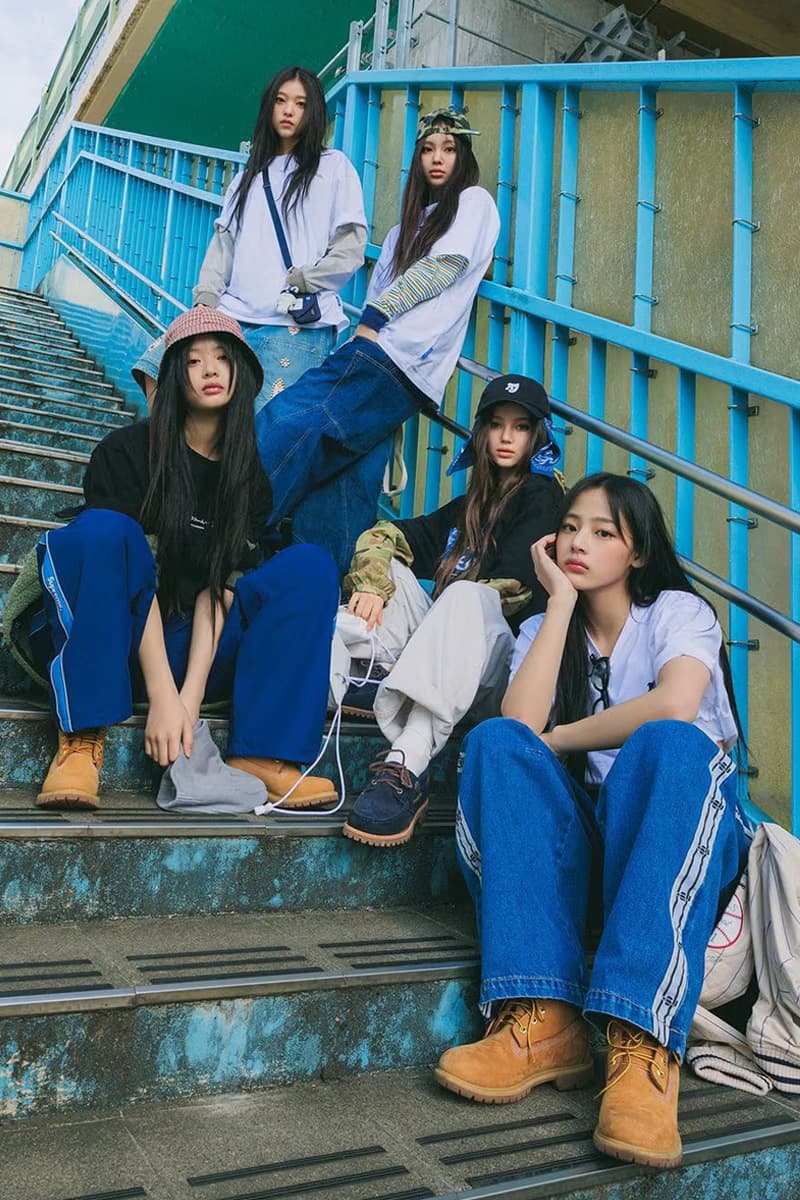 ニュージーンズが藤原ヒロシとのコラボレーションを予告 NewJeans x Hiroshi Fujiwara Clothing apparel Collaboration Info 'Supernatural' single teaser Minji Hanni Danielle Haerin  Hyein.