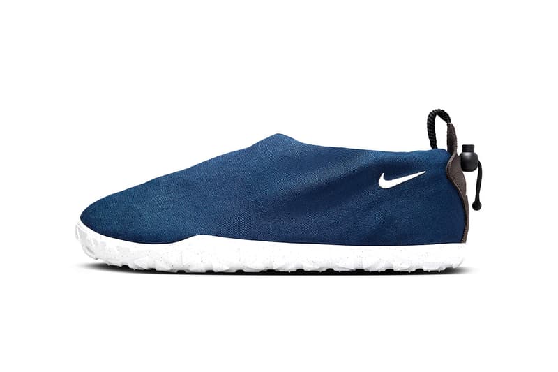 ナイキ エーシージーからネイビーを纏ったキャンバス製のエア モックが登場 Nike ACG Air Moc Navy FV4572-400 Release Info