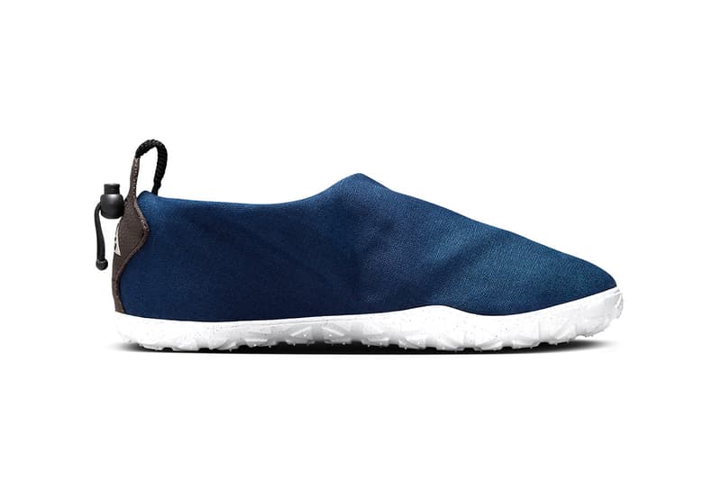 ナイキ エーシージーからネイビーを纏ったキャンバス製のエア モックが登場 Nike ACG Air Moc Navy FV4572-400 Release Info