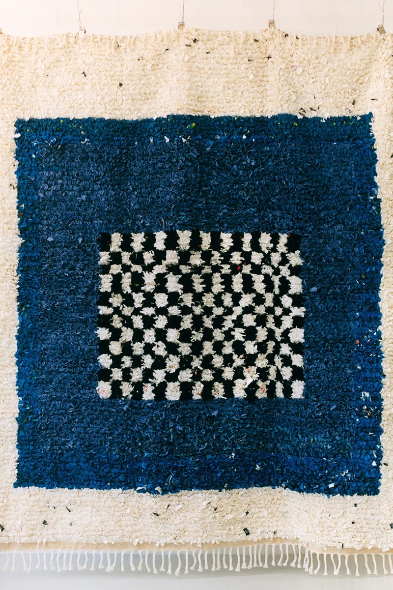 ステューシーがパレスチナ系米国人デザイナーとのコラボラグを発売 STÜSSY BOUCHEROUITE T-SHIRT RUGS 2024 release info