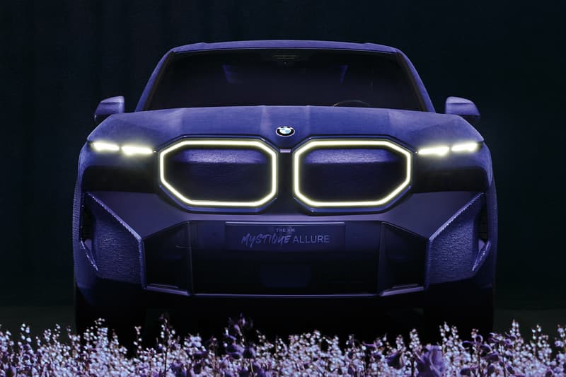 BMW XM をベルベットで包んだナオミ・キャンベル仕様がお披露目に　BMW Naomi Campbell High Fashion Show Car Info