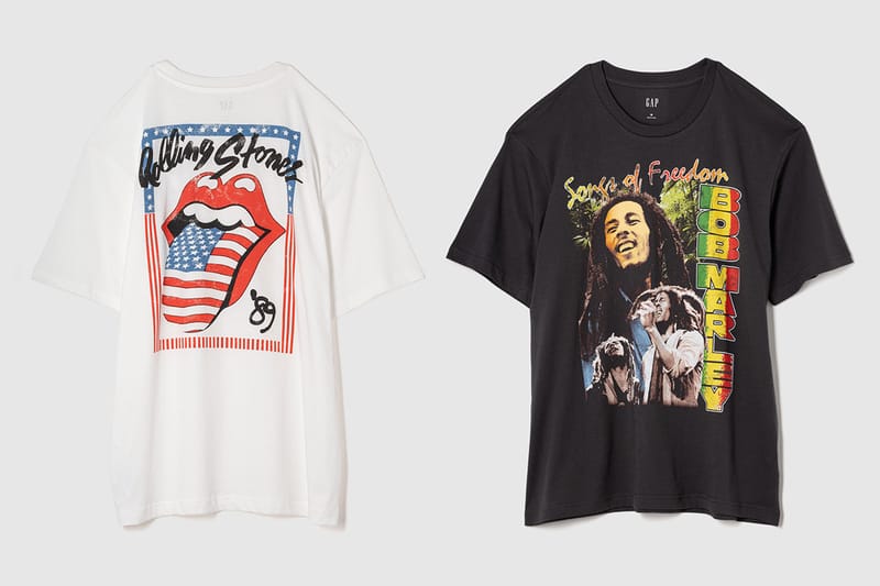 GAP よりローリング・ストーンズらレジェンドアーティストとのコラボTシャツが発売