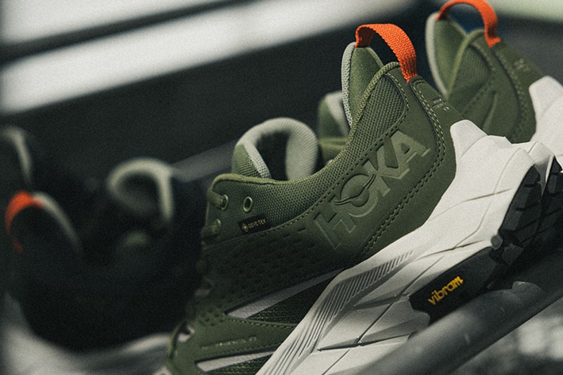 ダブルタップスが初となるホカとのコラボレーションを発表 WTAPS x HOKA ANACAPA LOW GTX ORA LUXE release info