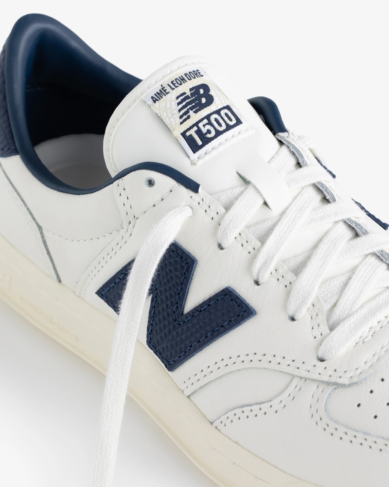エメ レオン ドレx ニューバランス T500より新色が登場 aime leon dore new balance t500 summer 2024 collection release date info photos price store list buying guide tennis white navy grey