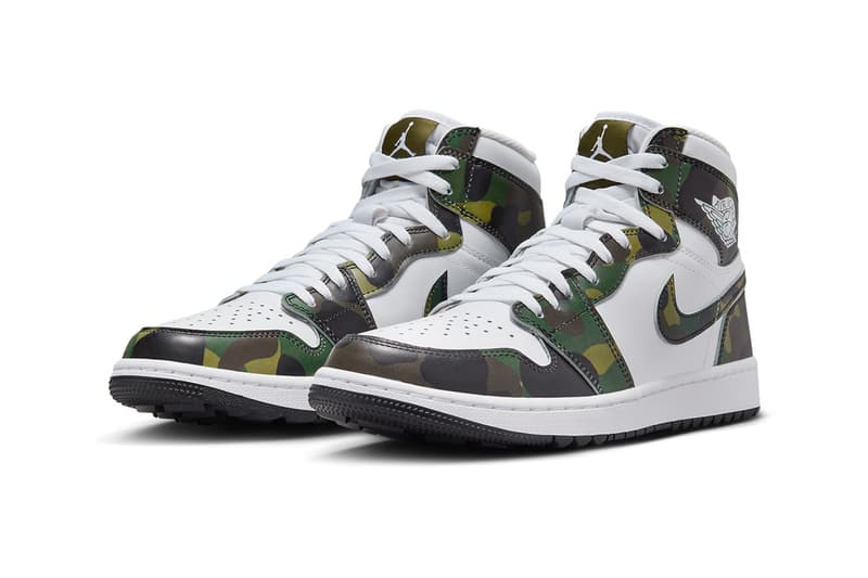 カモ柄を纏ったエアジョーダン1ハイゴルフの新色モデルがスタンバイ air jordan 1 high golf camo camouflage dq0660 300 release date price store buy guide list