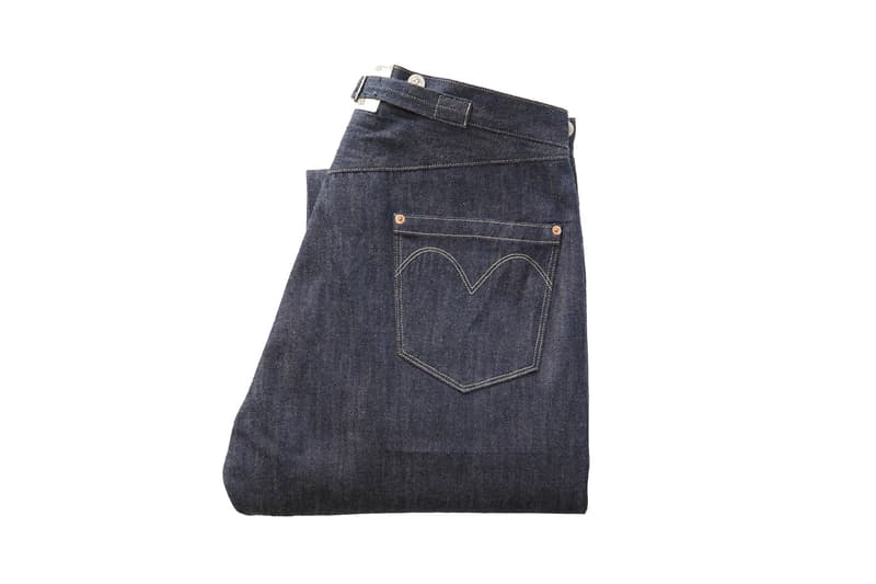 Levi's® のアーカイブ室にある最古ジーンズが復刻levi's 501 9 rivet blue jeans original first ever pair produced 1853 brand anniversary hong kong store reproduction archives details photos