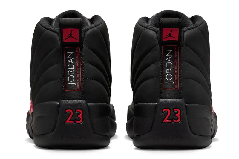 エアジョーダン12よりレッドのアクセントを加えた新作 ブラッドラインが登場か Air Jordan 12 “Bloodline” CT8013-060 Release info official look black varsity red january 2025 replace Flu Game jordan brand michael jordan shoe release