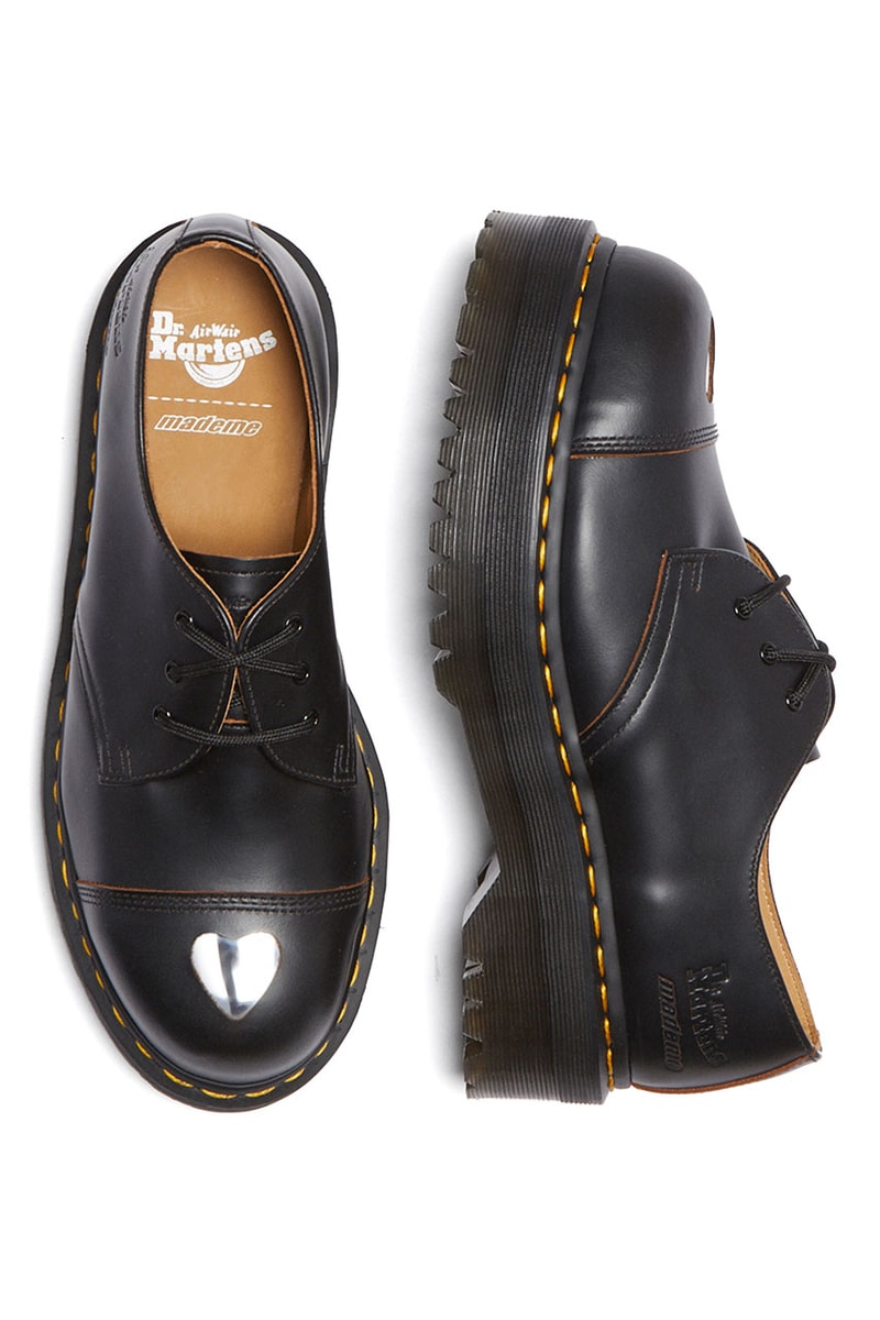 ドクターマーチン x メイドミーが1461 3ホールシューズをリリース dr martens mademe collabo 1461 3 hall shoes release info