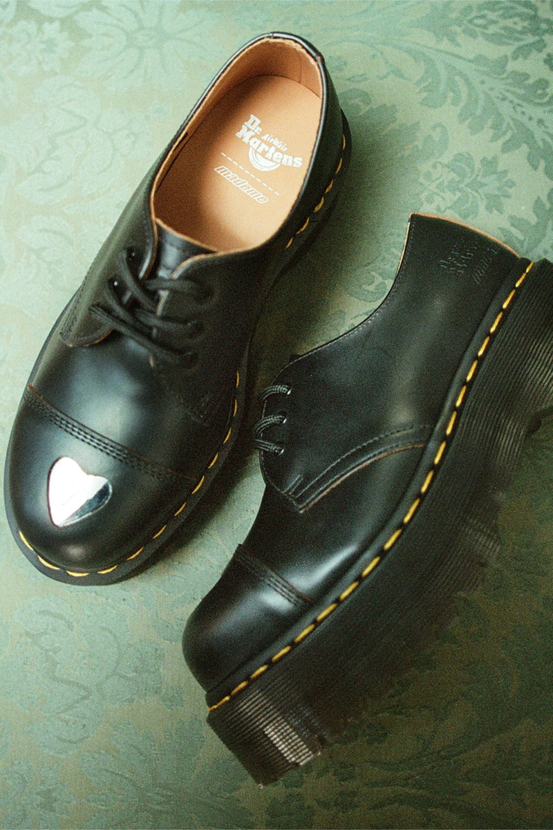 ドクターマーチン x メイドミーが1461 3ホールシューズをリリース dr martens mademe collabo 1461 3 hall shoes release info