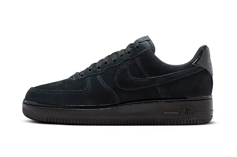 Nike からラグジュアリーな雰囲気漂う Air Force 1 “Black Suede” が登場
