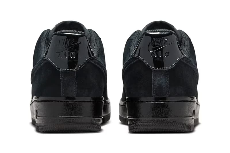 ナイキからラグジュアリーな雰囲気漂うエアフォース1 “ブラックスエード”が登場 Nike Air Force 1 Low Black Suede HM9659-001 Release Info