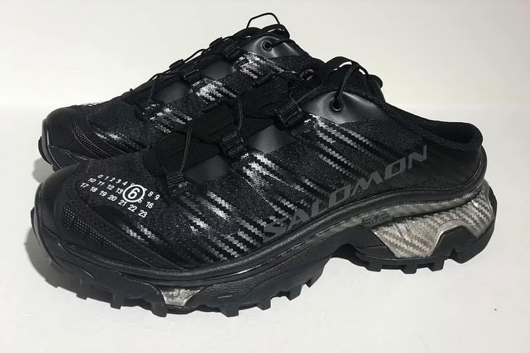 MM6 Maison Margiela x Salomon によるミュールタイプの XT-4 にオールブラックモデルが登場