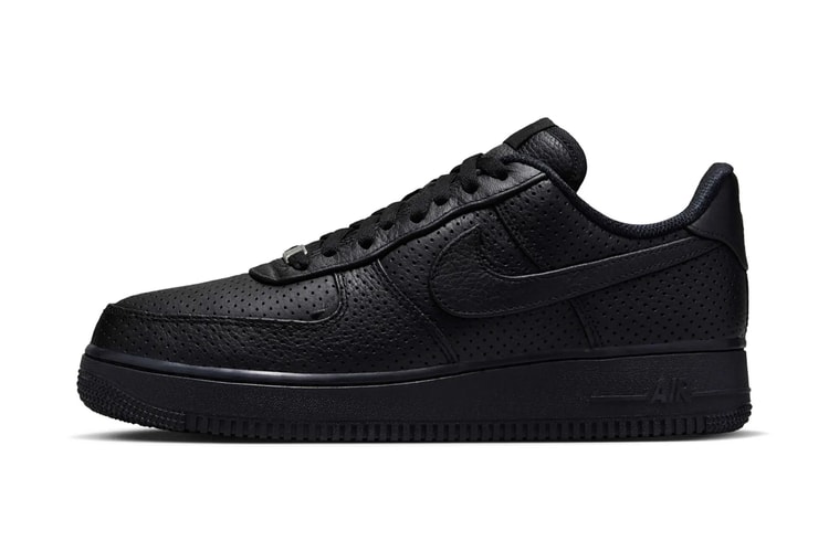 Nike Air Force 1 Low にパンチングレザー仕様の新作 “Black” が登場