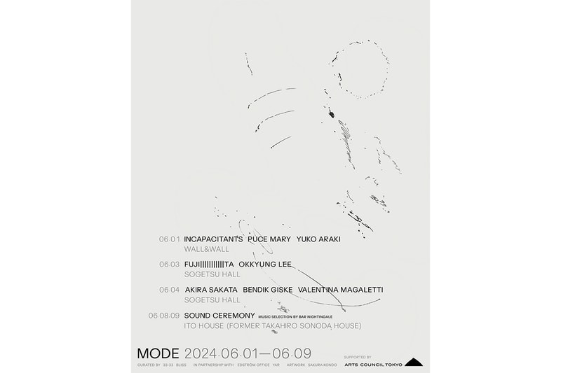 英国発の実験音楽フェス MODE の2024年エディションが開催 33-33 x BLISS present  MODE  TOKYO 2024 info