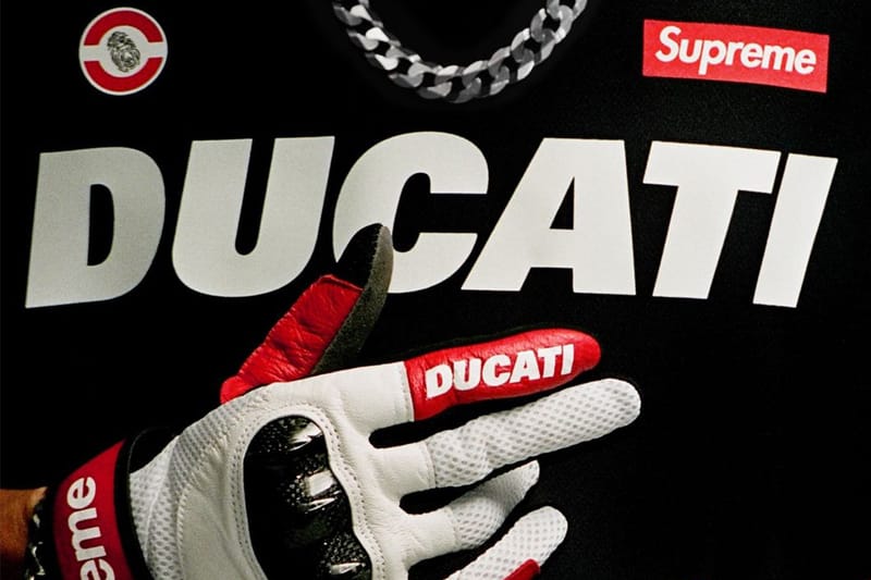 Supreme x Ducati のコラボコレクションが発売間近