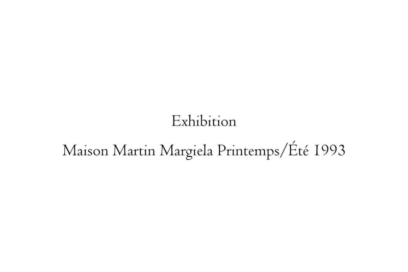 ライラ・トウキョウが秘蔵の メゾン マルタン・マルジェラ アーカイヴピースを初公開するラストエキシビジョンを開催 LAILA TOKIO Maison Martin Margiela Printemps/Été 1993 info