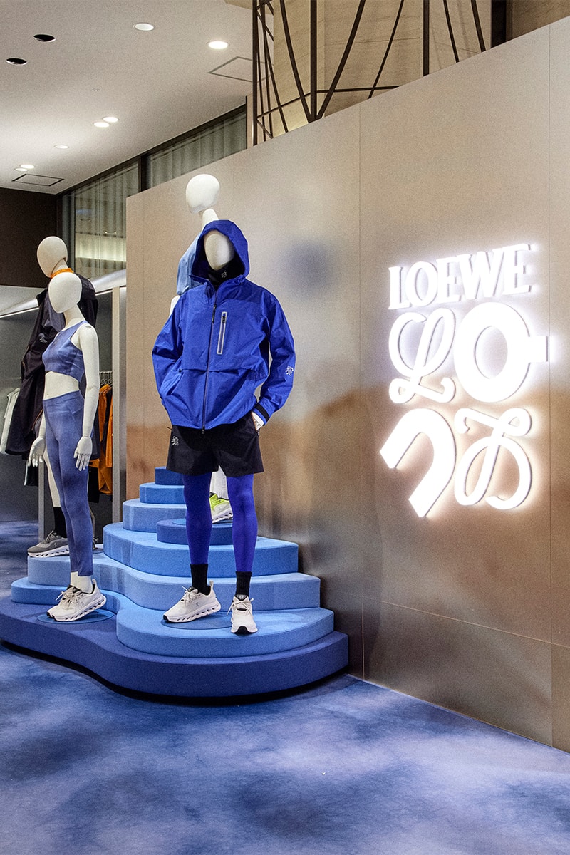 LOEWE × On の最新コラボレーションを切り取ったビジュアルを公開　ロエベ　オン
