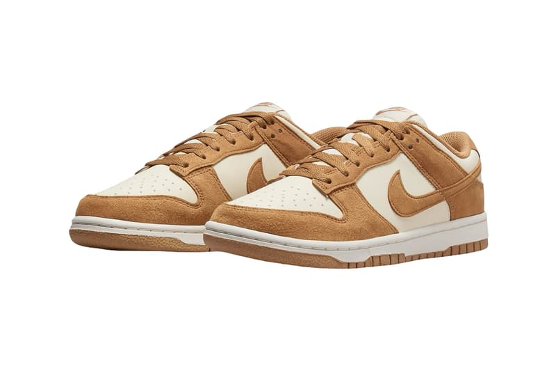 ナイキダンクローから秋仕様の新色モデル “フラックススエード”が登場 Nike Dunk Low Next Nature Flax Suede HJ7673-100 Release Info