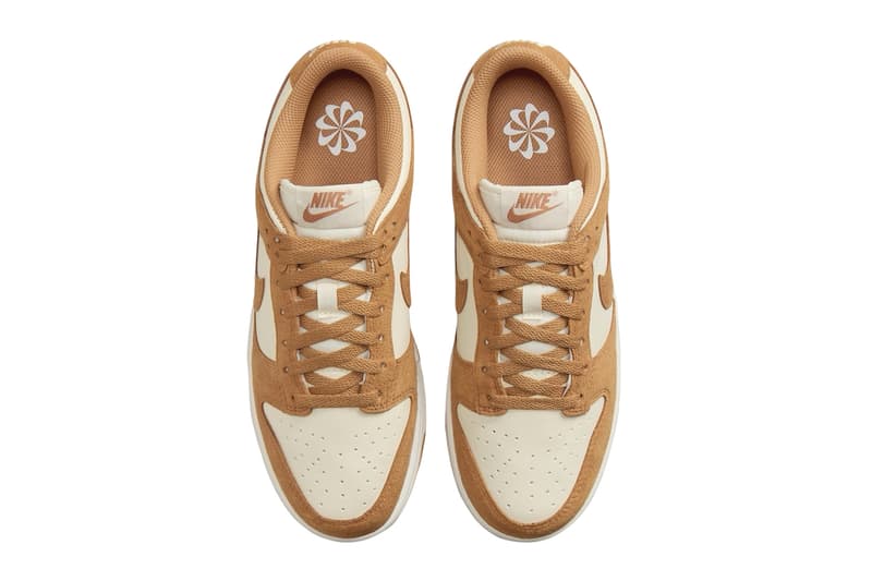 ナイキダンクローから秋仕様の新色モデル “フラックススエード”が登場 Nike Dunk Low Next Nature Flax Suede HJ7673-100 Release Info