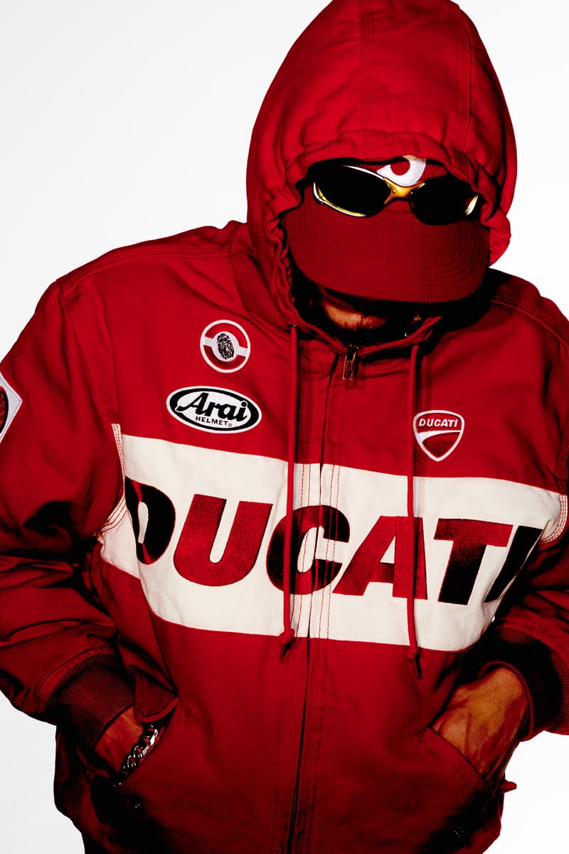 シュプリーム x ドゥカティが新たにアパレルコレクションを発表 Supreme x Ducati Collaborative Apparel Capsule Release Info