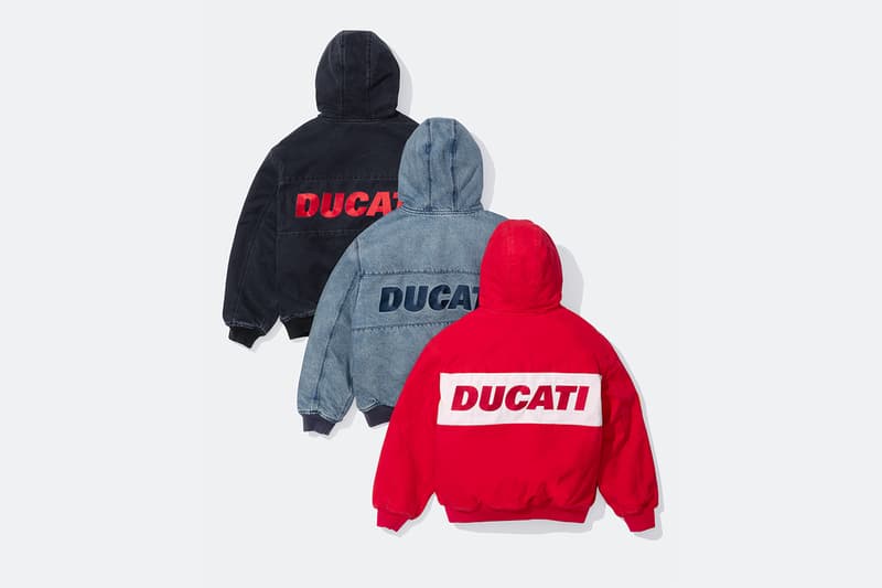 シュプリーム x ドゥカティが新たにアパレルコレクションを発表 Supreme x Ducati Collaborative Apparel Capsule Release Info