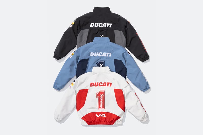 シュプリーム x ドゥカティが新たにアパレルコレクションを発表 Supreme x Ducati Collaborative Apparel Capsule Release Info