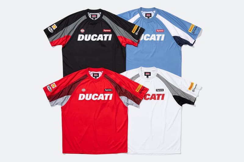 シュプリーム x ドゥカティが新たにアパレルコレクションを発表 Supreme x Ducati Collaborative Apparel Capsule Release Info