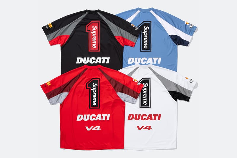 シュプリーム x ドゥカティが新たにアパレルコレクションを発表 Supreme x Ducati Collaborative Apparel Capsule Release Info