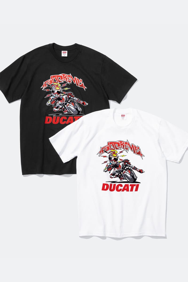 シュプリーム x ドゥカティが新たにアパレルコレクションを発表 Supreme x Ducati Collaborative Apparel Capsule Release Info