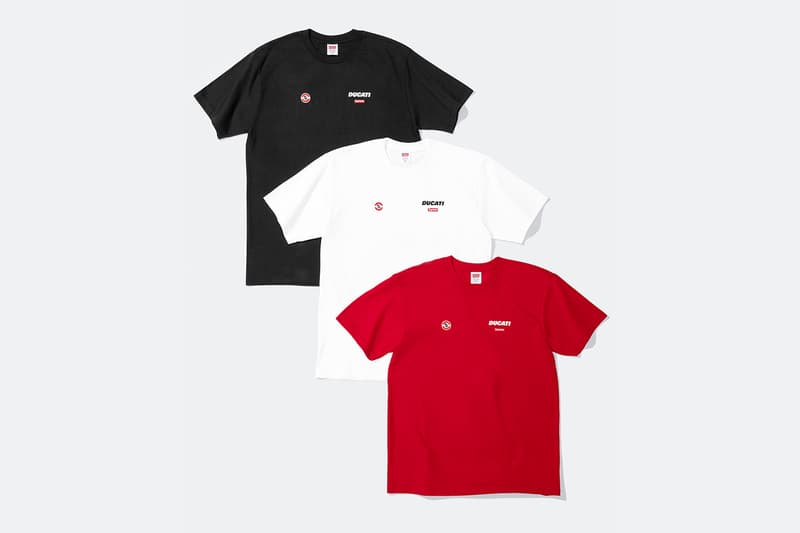 シュプリーム x ドゥカティが新たにアパレルコレクションを発表 Supreme x Ducati Collaborative Apparel Capsule Release Info