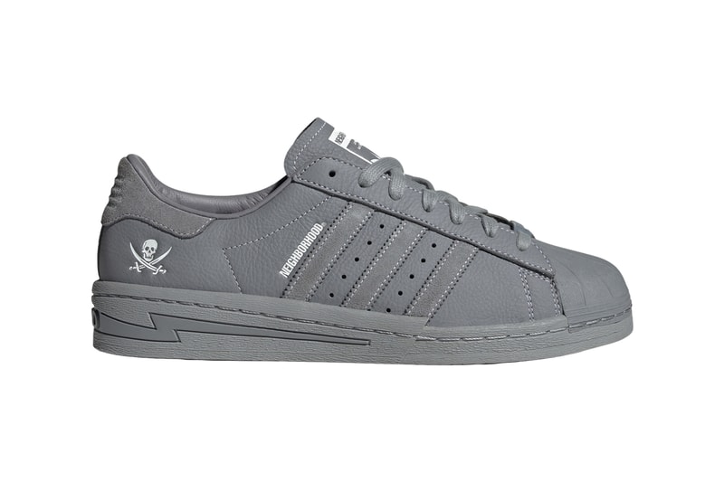 ネイバーフッド x アディダス オリジナルス スーパースターのディテールをチェック NEIGHBORHOOD adidas Superstar Cement Gray IE6115 Release Shinsuke Takizawa date info store list buying guide photos price