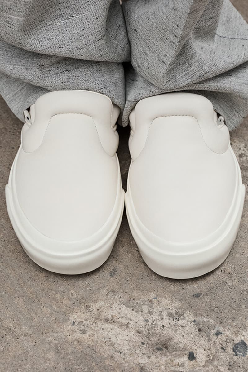 ヴァンズからプロエンザ・スクーラーとの初コラボフットウェアが発売 Vans x Proenza Schouler Slip-On Reissue 43 Puffy