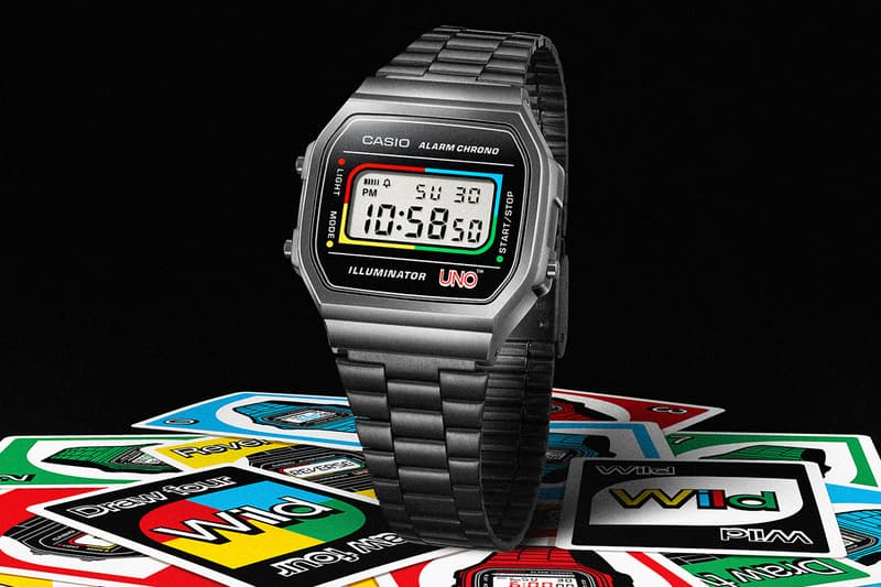 カシオがカードゲームの定番 ウノとのコラボウォッチを発売 casio uno collab watch release info