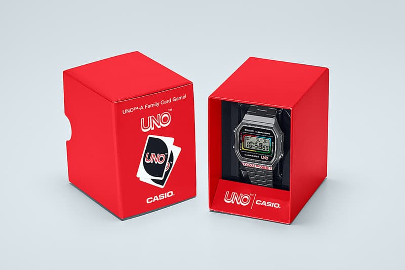 カシオがカードゲームの定番 ウノとのコラボウォッチを発売 casio uno collab watch release info