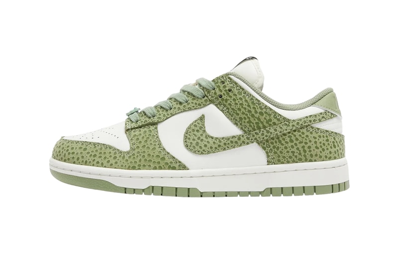 ナイキ ダンクローのサファリシリーズに新色オイルグリーンとファントムがスタンバイ Nike Dunk Low Safari Phantom Oil Green FV6516-001 FV6516-300 Release Info