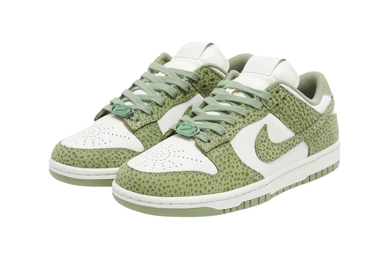 ナイキ ダンクローのサファリシリーズに新色オイルグリーンとファントムがスタンバイ Nike Dunk Low Safari Phantom Oil Green FV6516-001 FV6516-300 Release Info