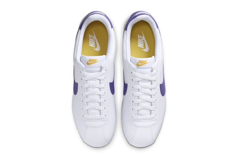 ナイキからロサンゼルス・レイカーズにオマージュを捧げた新作コルテッツが登場 Nike Cortez Lakers DM4044-106 Release Info